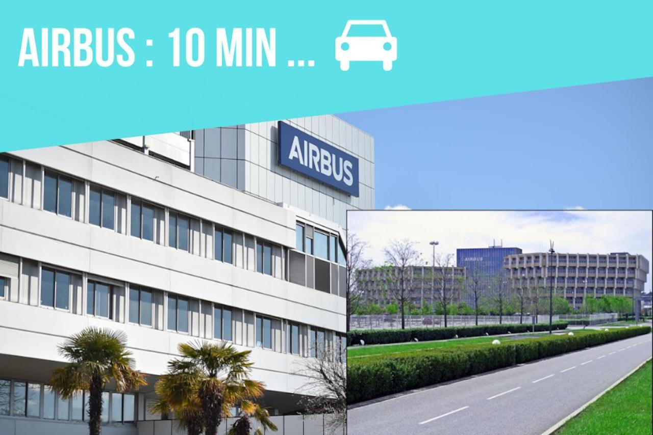 Appartement Cosy Tout Confort - Climatisation, Balcon, Wifi - Proche Airbus, Purpan, Aeroport, Stade Ernest Wallon 圖盧茲 外观 照片